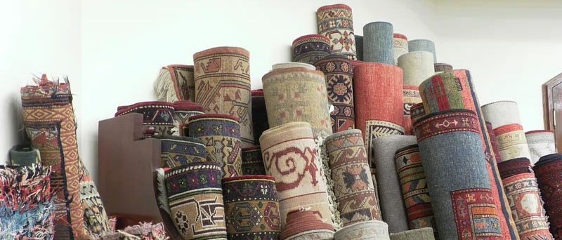 Rolls of Oriental Rugs